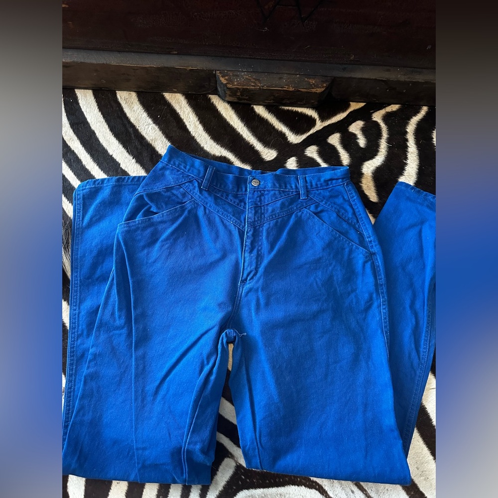 Vintage Bright Blue Roper Jeans